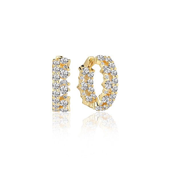 SIF JAKOBS JEWELLERY LIVIGNO CREOLO PICCOLO EARRINGS