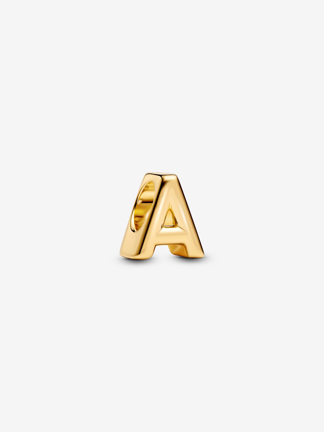 Pandora Letter A 14k gold-plated