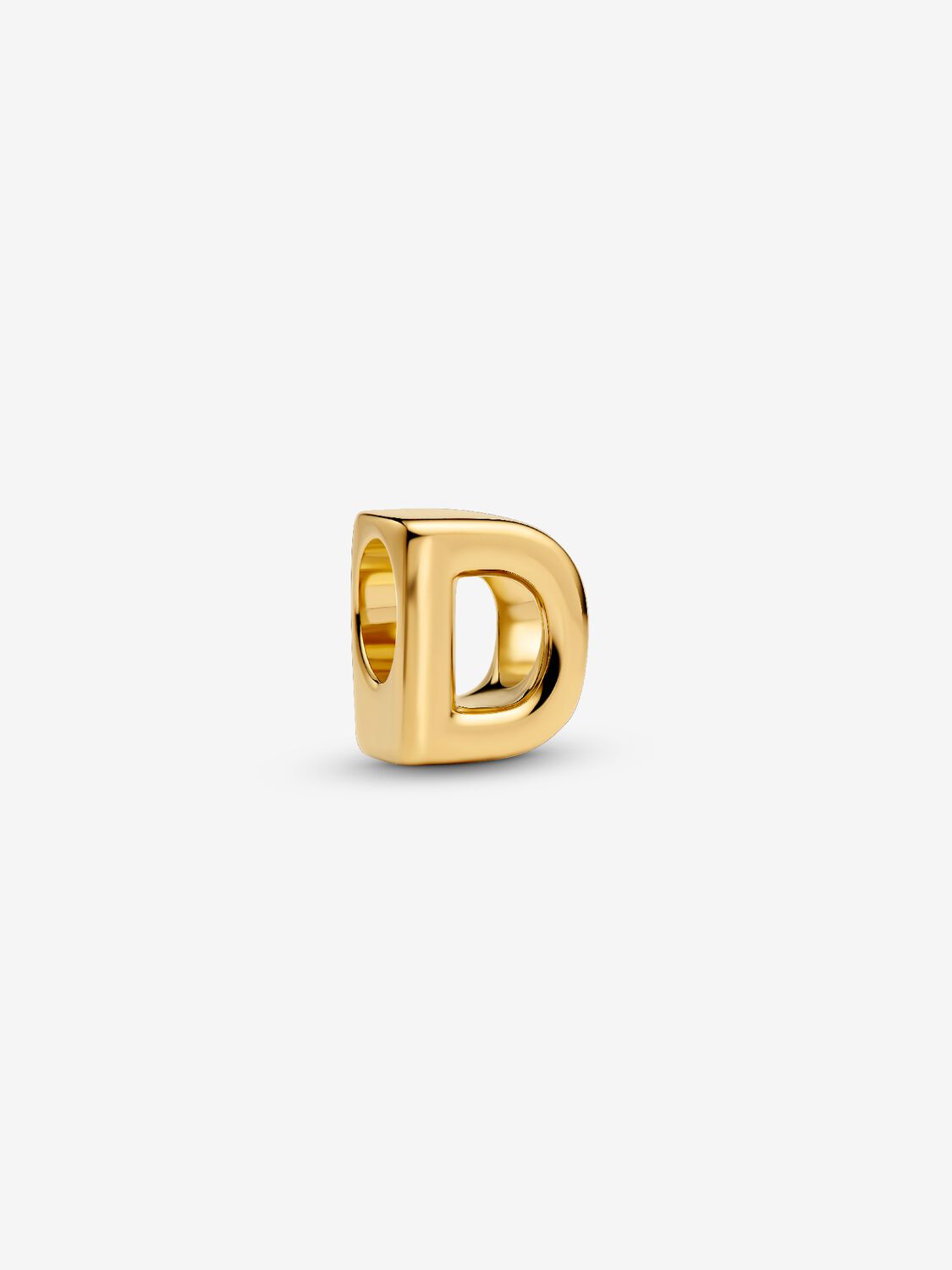  Pandora Letter D 14k gold-plated.