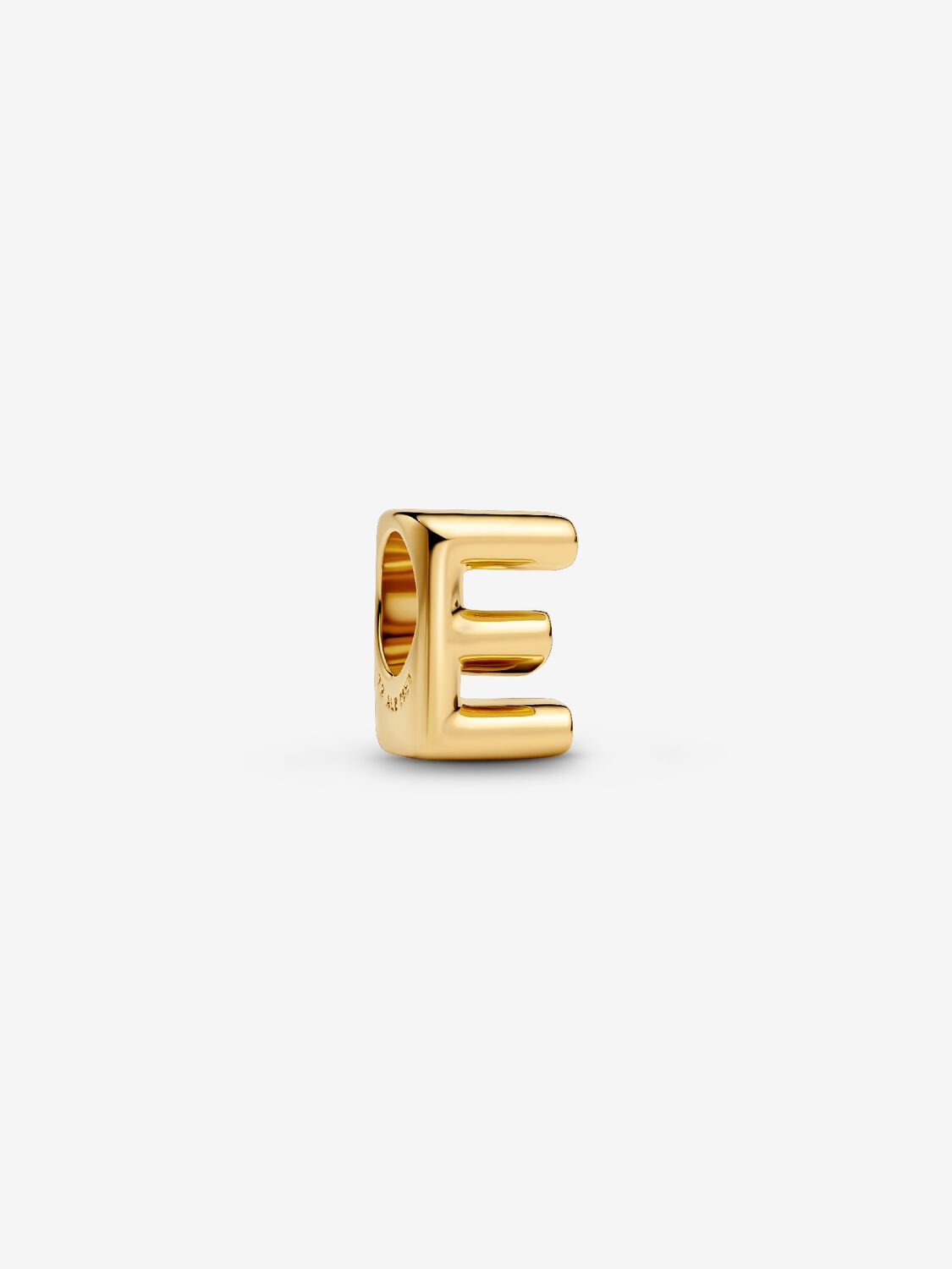 Pandora Letter E 14k gold-plated.