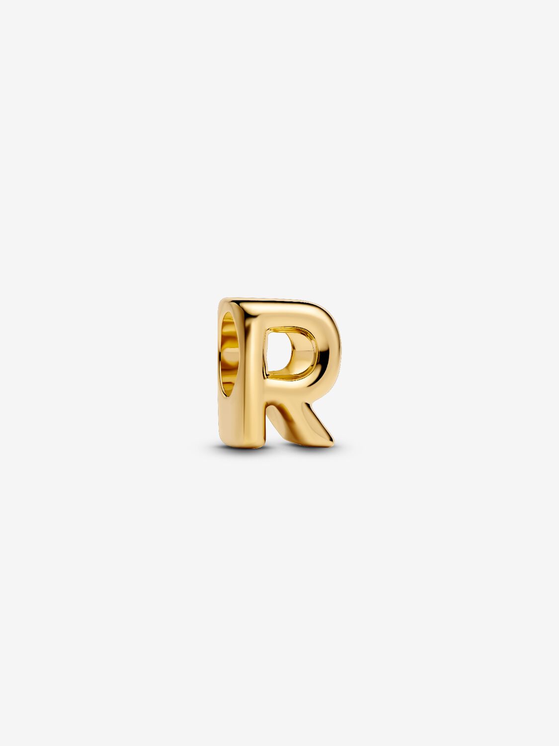 Pandora Letter R 14k gold-plated 
