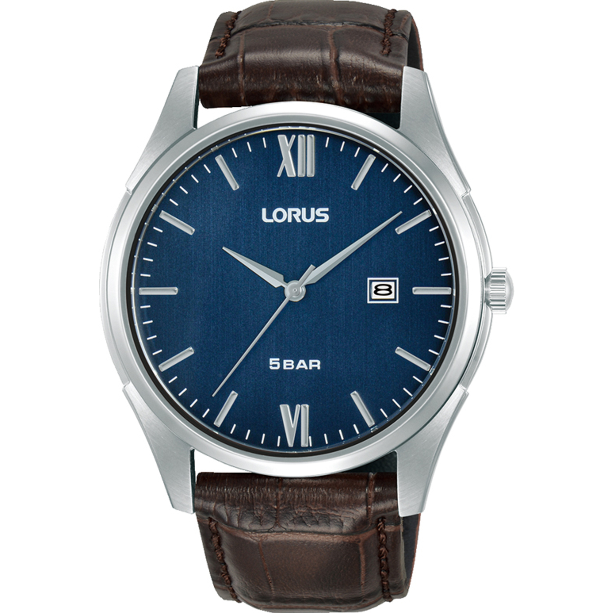 Dit is een herenhorloge van het merk Lorus. Het is een analoog horloge gemaakt van staal. De diameter van de kast is 42 mm en de kast is 10.1 mm dik.
De verdere specificaties van het horloge zijn als volgt:
Kastvorm: rond
Kastkleur: zilverkleurig
Kastmateriaal: staal
Bandbreedte: 22 mm
Bandlengte: 273 mm
Sluiting: gesp
Wijzerplaatkleur: blauw
Glassoort: hardlex mineraal glas
Waterdichtheid: 5 ATM
Techniek: quartz