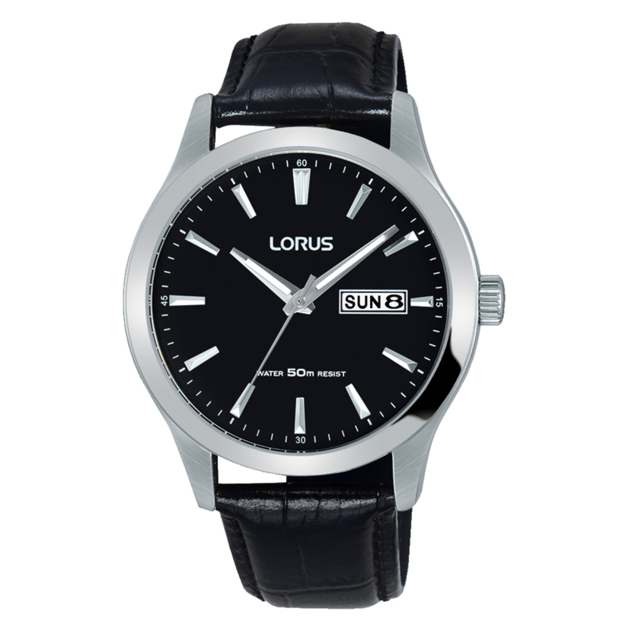 Dit is een herenhorloge van het merk Lorus. Het is een analoog horloge gemaakt van metaal. De diameter van de kast is 40 mm en de kast is 10 mm dik.
De verdere specificaties van het horloge zijn als volgt:
Kastvorm: rond
Kastkleur: zilverkleurig
Kastmateriaal: metaal
Bandbreedte: 20 mm
Bandlengte: 270 mm
Sluiting: gesp
Wijzerplaatkleur: zwart
Glassoort: hardlex mineraal glas
Waterdichtheid: 5 ATM
Techniek: quartz