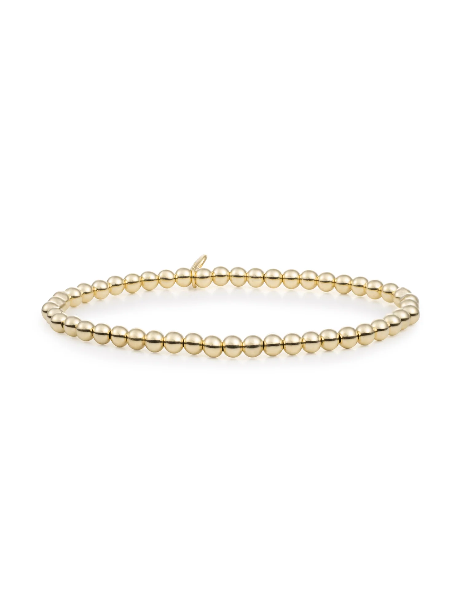 De Saturn Armband 4mm is een subtiele eyecatcher die elke look verrijkt. De kleine kralen van 4 mm geven de armband een luchtige, verfijnde uitstraling. 