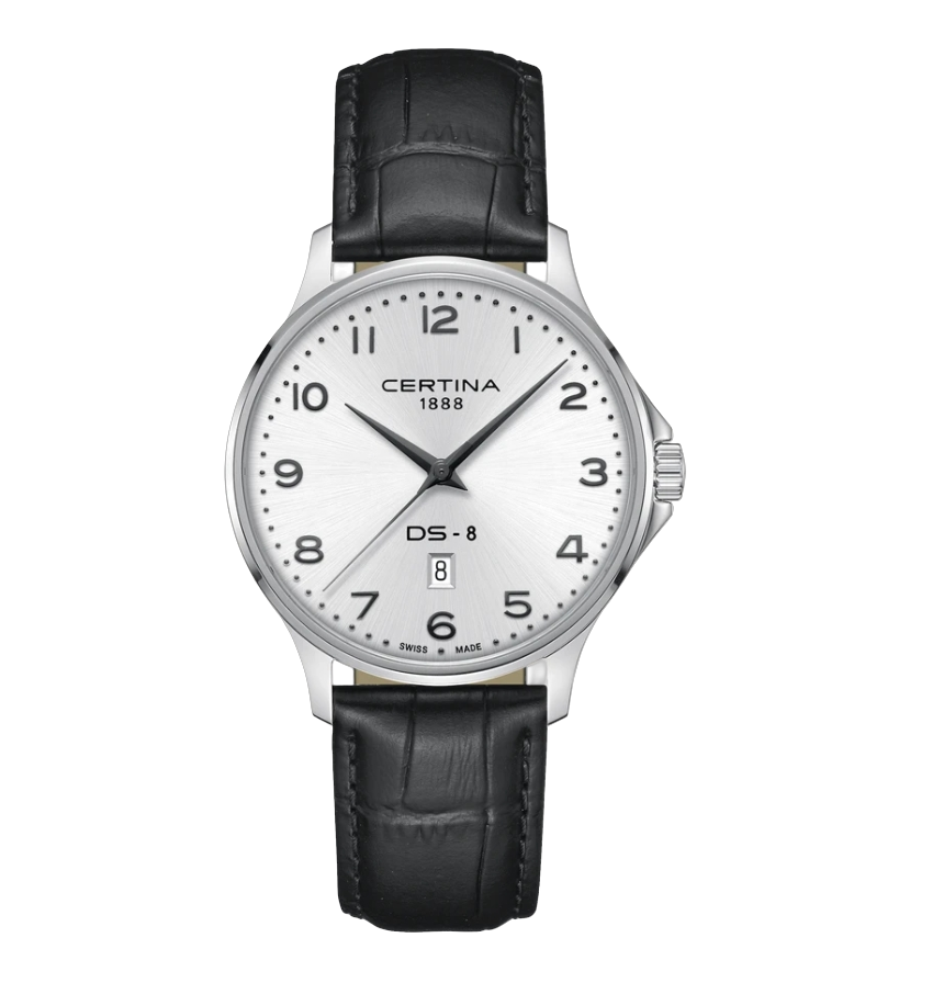 Het DS-8 Gent 40 mm kwartshorloge heeft een strak, minimalistisch ontwerp dat tijdloze elegantie belichaamt. Dankzij het comfortabele draagcomfort en de veelzijdige stijl sluit het naadloos aan bij elke outfit en is het een ideaal accessoire voor elke dag.