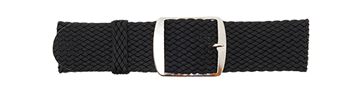 22mm BBS Nylon Horlogeband Zwart 00100000_01_22_MM
