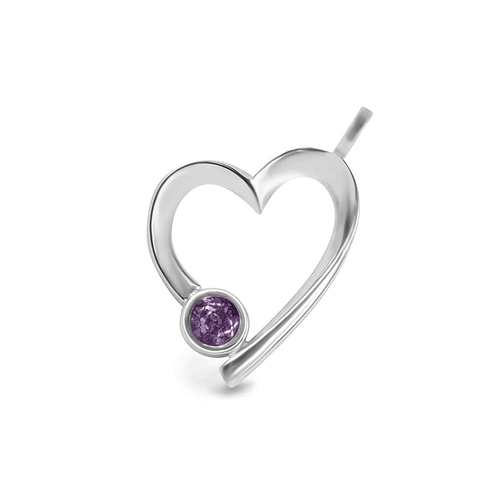 Open hart hanger. Dit sieraad wordt zichtbaar aan de voorkant gevuld met as of haar en wordt vermengd met onze speciale hars.

verkrijgbaar vanaf €119,-  in zilver 
en €557,- in 14 krt goud met diamant

Door de fluctuerende goudkoers kunnen de prijzen veranderen.

Leverbaar In  zilver of 14krt geel/wit/of rosé Goud 
en met alle verschillende hars kleuren naar keuze 

U kunt bij ons in de winkel het sieraad samenstellen en zien welke opties allemaal mogelijk zijn
