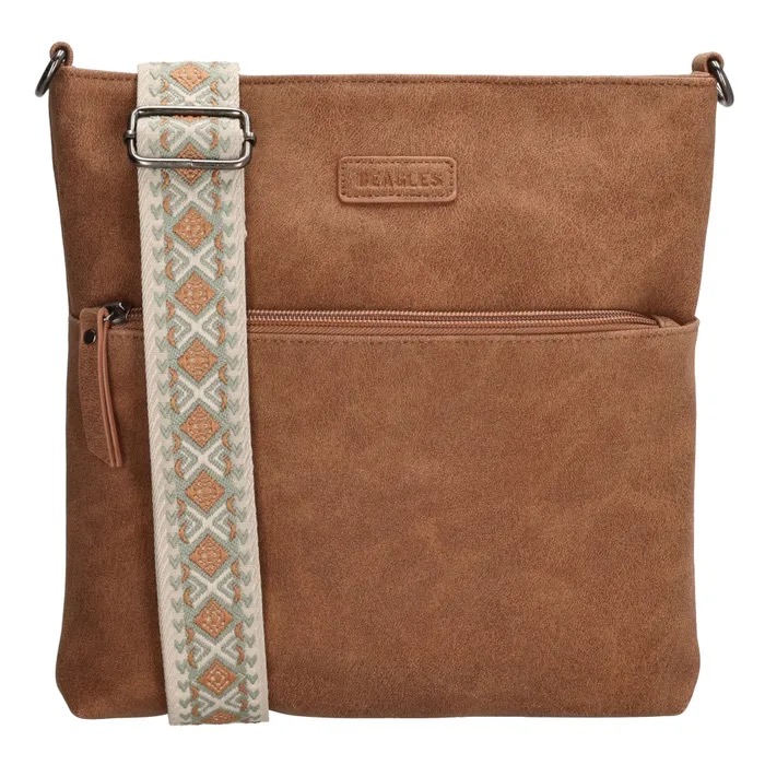 Beagles Malaga Schoudertas – Bruin| Stijlvol, Praktisch & Comfortabel
Op zoek naar een tas die stijl en gebruiksgemak perfect combineert? Deze prachtige Beagles Malaga schoudertas is jouw nieuwe go-to voor elke dag! Of je nu gaat winkelen, een dagje uit plant of een avondje op pad bent – met deze tas ben je goed voorbereid én zie je er fashionable uit.

De tas heeft een moderne, minimalistische look en valt op door de leuke schouderband die zorgt voor een speelse twist. Dankzij het ruime hoofdvak, een voorvak én achtervak met ritssluiting berg je jouw spullen veilig én overzichtelijk op. De verstelbare en afneembare schouderband maakt het dragen extra comfortabel – crossbody of over één schouder, jij kiest!

✅ Wat maakt deze tas onmisbaar?

Hoofdvak met ritssluiting – voor al je essentials
Voor- en achtervak met ritssluiting – handig voor sleutels, pasjes of je telefoon
Verstelbare en afneembare schouderband – draag hem zoals jij wilt
Gemaakt van duurzaam imitatieleder met een zachte polycotton voering
Gun metal fittings voor een stoere, moderne uitstraling
 Productspecificaties:

Kleur: Bruin
Materiaal buitenkant: Imitatieleder
Materiaal binnenkant: Polycotton
Kleur fitting: Gun metal
Afmetingen (L x H x D): 26,5 x 25,5 x 4,5 cm
Inhoud: ca. 3,04 liter
Trendy, praktisch en ideaal in gebruik – de Beagles Malaga schoudertas verdient een plek in jouw tassencollectie.

️ Wacht niet langer en bestel jouw nieuwe favoriet vandaag nog!