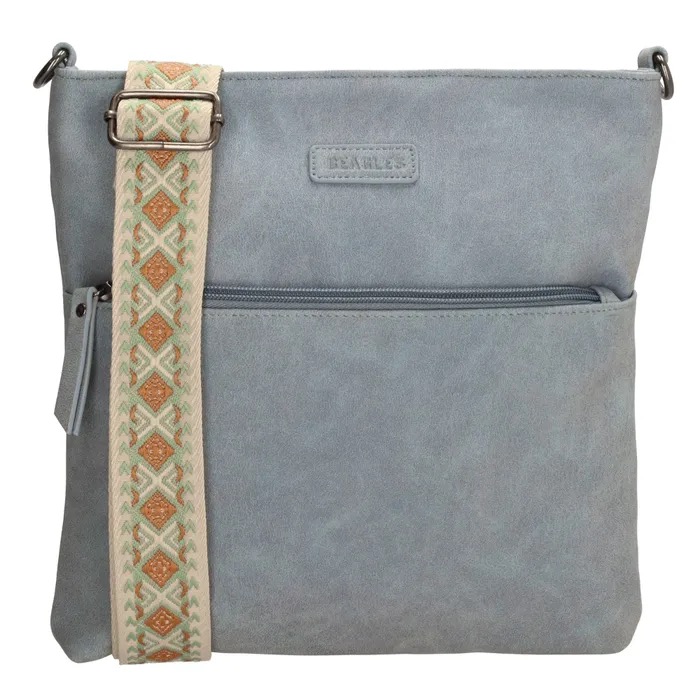 Beagles Malaga Schoudertas – L. Blauw | Stijlvol, Praktisch & Comfortabel
Op zoek naar een tas die stijl en gebruiksgemak perfect combineert? Deze prachtige Beagles Malaga schoudertas is jouw nieuwe go-to voor elke dag! Of je nu gaat winkelen, een dagje uit plant of een avondje op pad bent – met deze tas ben je goed voorbereid én zie je er fashionable uit.

De tas heeft een moderne, minimalistische look en valt op door de leuke schouderband die zorgt voor een speelse twist. Dankzij het ruime hoofdvak, een voorvak én achtervak met ritssluiting berg je jouw spullen veilig én overzichtelijk op. De verstelbare en afneembare schouderband maakt het dragen extra comfortabel – crossbody of over één schouder, jij kiest!

✅ Wat maakt deze tas onmisbaar?

Hoofdvak met ritssluiting – voor al je essentials
Voor- en achtervak met ritssluiting – handig voor sleutels, pasjes of je telefoon
Verstelbare en afneembare schouderband – draag hem zoals jij wilt
Gemaakt van duurzaam imitatieleder met een zachte polycotton voering
Gun metal fittings voor een stoere, moderne uitstraling
 Productspecificaties:

Kleur: L. Blauw
Materiaal buitenkant: Imitatieleder
Materiaal binnenkant: Polycotton
Kleur fitting: Gun metal
Afmetingen (L x H x D): 26,5 x 25,5 x 4,5 cm
Inhoud: ca. 3,04 liter
Trendy, praktisch en ideaal in gebruik – de Beagles Malaga schoudertas verdient een plek in jouw tassencollectie.

️ Wacht niet langer en bestel jouw nieuwe favoriet vandaag nog!