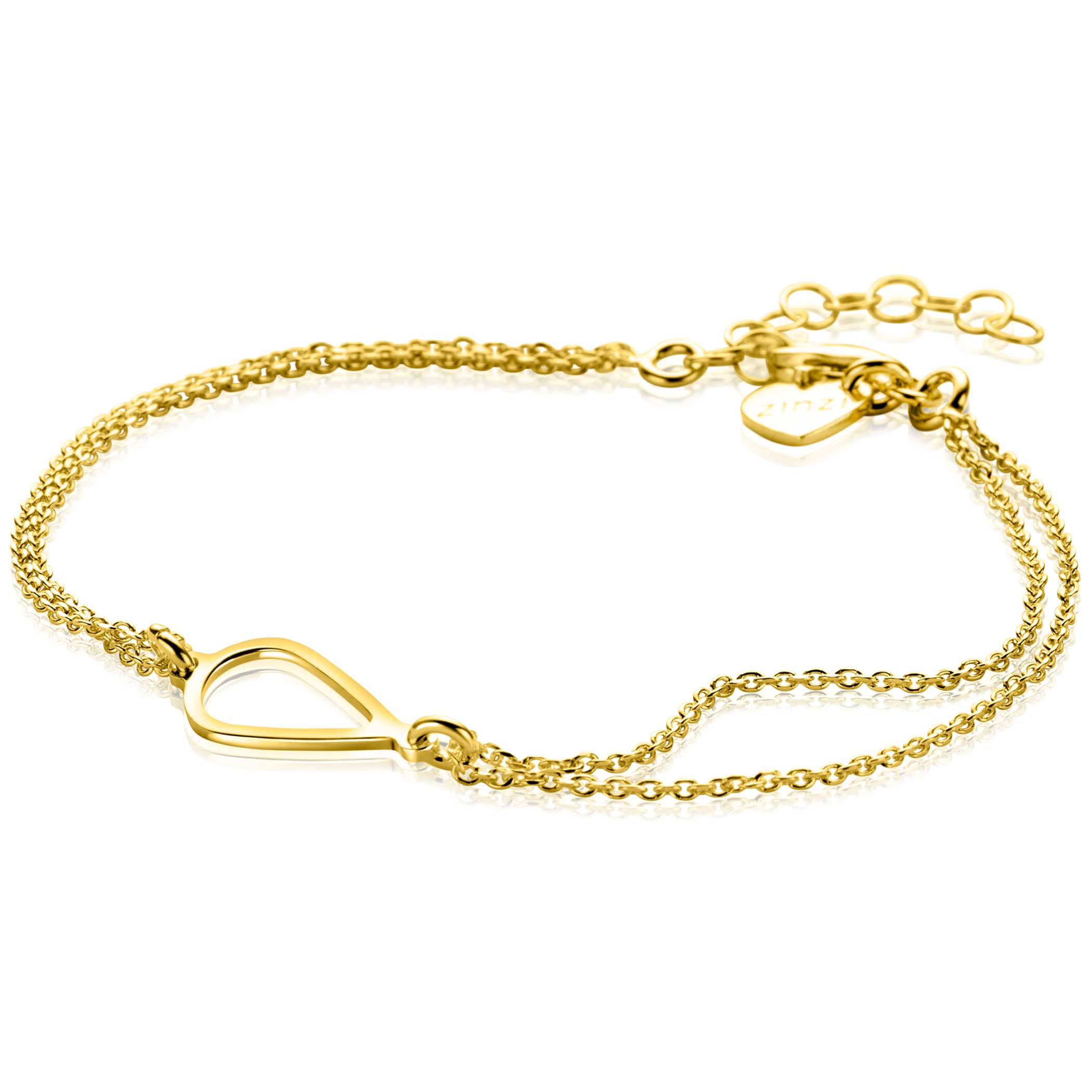 De ZLV. Armband G, model ZIA-BF111, kenmerkt zich door verfijnde details van Zinzi sieraden. Deze armband is stijlvol en veelzijdig, perfect te combineren met andere sieraden. Draag hem solo voor een subtiele look of mix met andere armbanden voor een trendy statement. Een must-have accessoire voor elke gelegenheid.