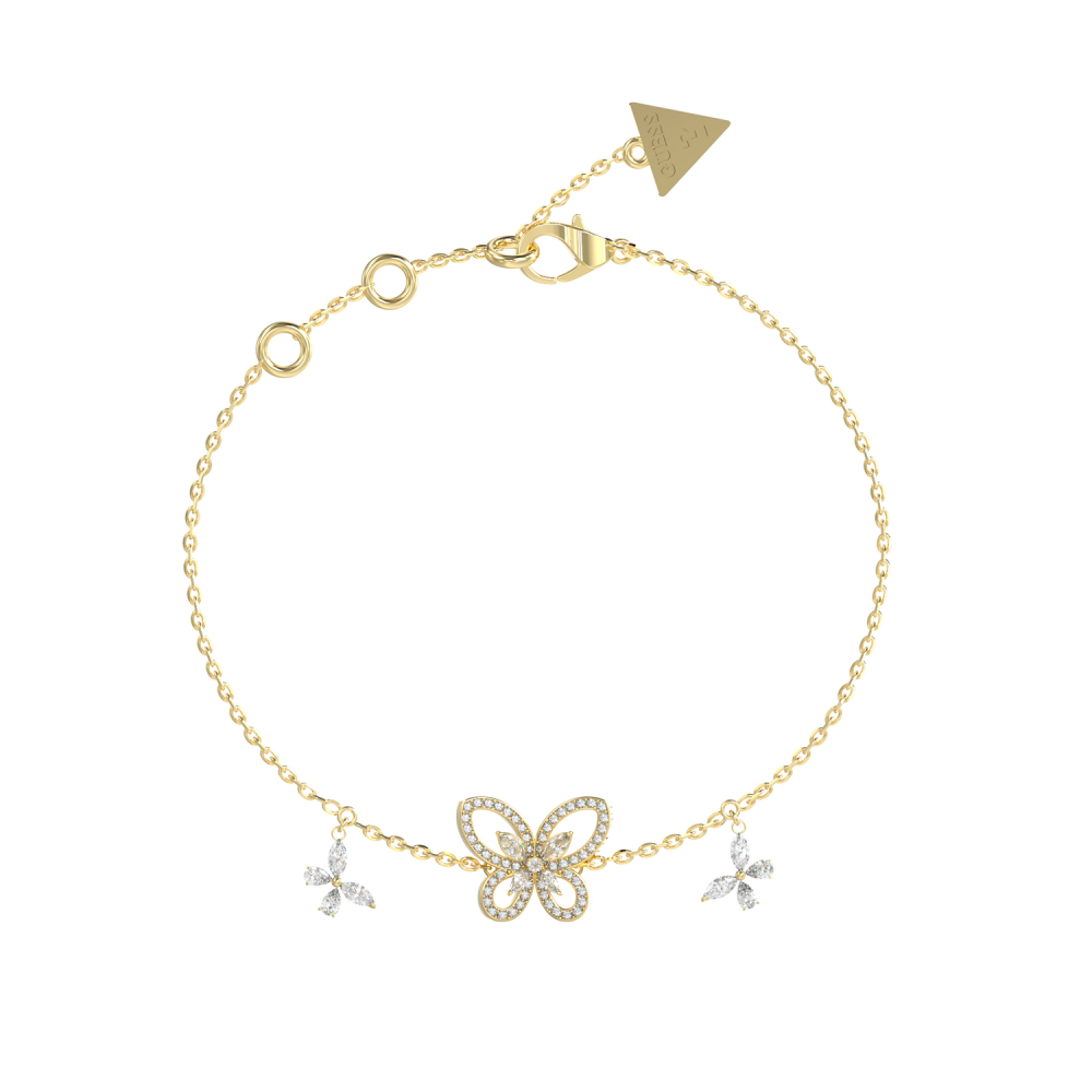 De GUESS Juwelen Armband modelnummer JUBB05113JWYGS-U is een stijlvolle en elegante armband voor dames. Deze armband biedt een verfijnde uitstraling met het iconische GUESS-logo en hoogwaardige afwerking. Draag deze armband alleen voor een subtiele statement of combineer met andere sieraden voor een gelaagde look. Perfect voor zowel dagelijks gebruik als speciale gelegenheden.