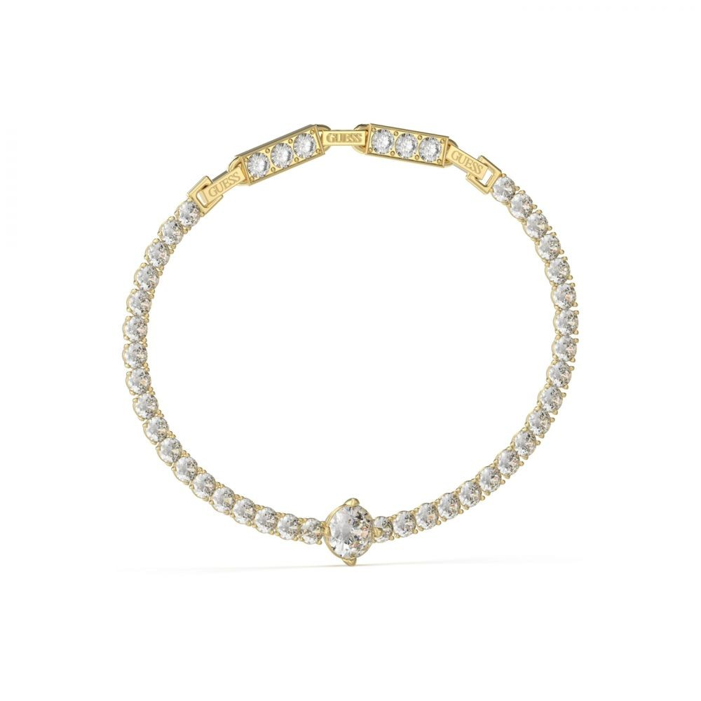 Deze GUESS JEWELLERY armband, modelnummer JUBB04220JWYGT-U, valt onder de categorie "JEWEL". Deze stijlvolle armband voegt een vleugje elegantie toe aan elke outfit. Het beste te dragen om een eenvoudige look meer klasse te geven. Perfect voor dagelijks gebruik of speciale gelegenheden. Voeg flair toe aan uw pols!