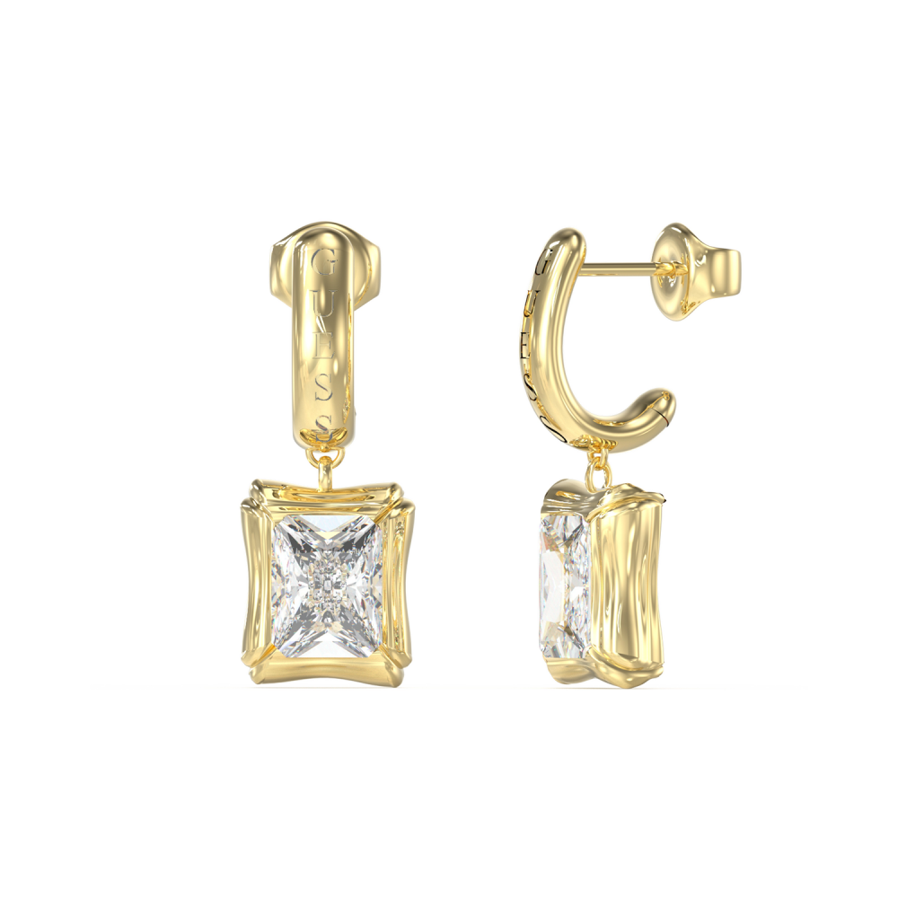 Dit product, Guess Jewellery Earrings met modelnummer JUBE05172JWYGT-U, bevat unieke kenmerken ondanks de vermelde eigenschappen als armband. Hoewel de categorie en type als JEWEL en BRACELET zijn aangegeven, zijn het oorbellen. Ze voegen een stijlvolle touch toe aan elke outfit. Combineer ze met elegante of casual kleding voor een moderne en verfijnde uitstraling. Perfect voor elke gelegenheid.