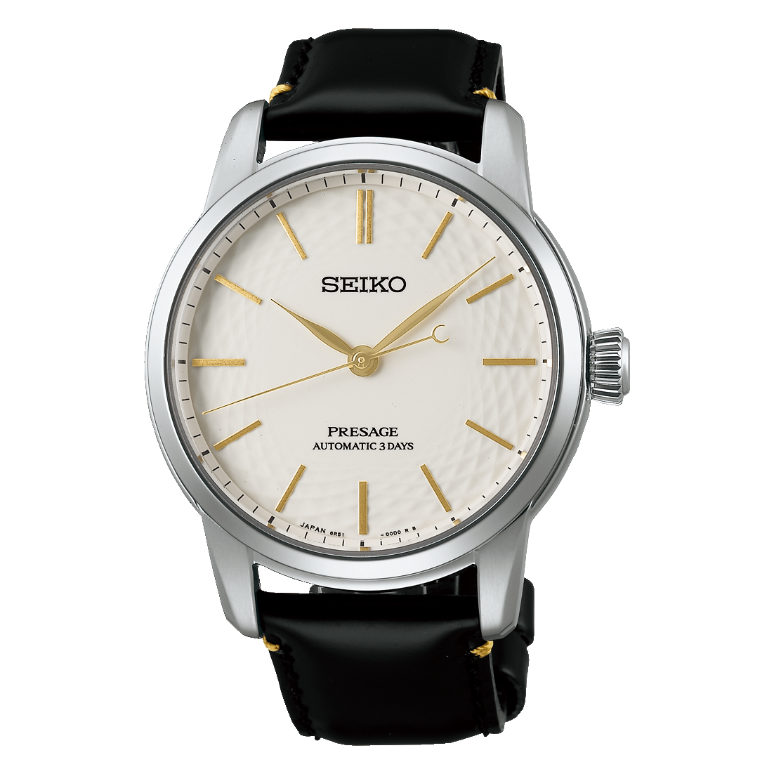 Dit Seiko horloge behoort tot de Presage collectie.
Referentienummer: SPB497J1

Dit Seiko Presage Limited Edition horloge is uitgerust met een automatisch kaliber 6R51 uurwerk met een gangreserve van 72 uur. Het horloge is voorzien van een unieke Arita-porseleinen wijzerplaat met goudkleurige indexen en wijzers. Het horloge is 10 ATM waterdicht en voorzien van krasvrij saffierglas.

Met een buitengewone wijzerplaat van ongeglazuurd Arita-porselein zet dit model nieuwe maatstaven in de Presage-collectie. Het productieproces is een waar meesterwerk: ongeglazuurd porselein vereist de grootste precisie. Elke stap moet perfect zijn. In nauwe samenwerking met de porseleinmeesters van Arita is een wereldwijd uniek resultaat bereikt. Het uitgebreide productieproces en de geringe oplage maken dit model tot een zeldzaam kunstwerk.