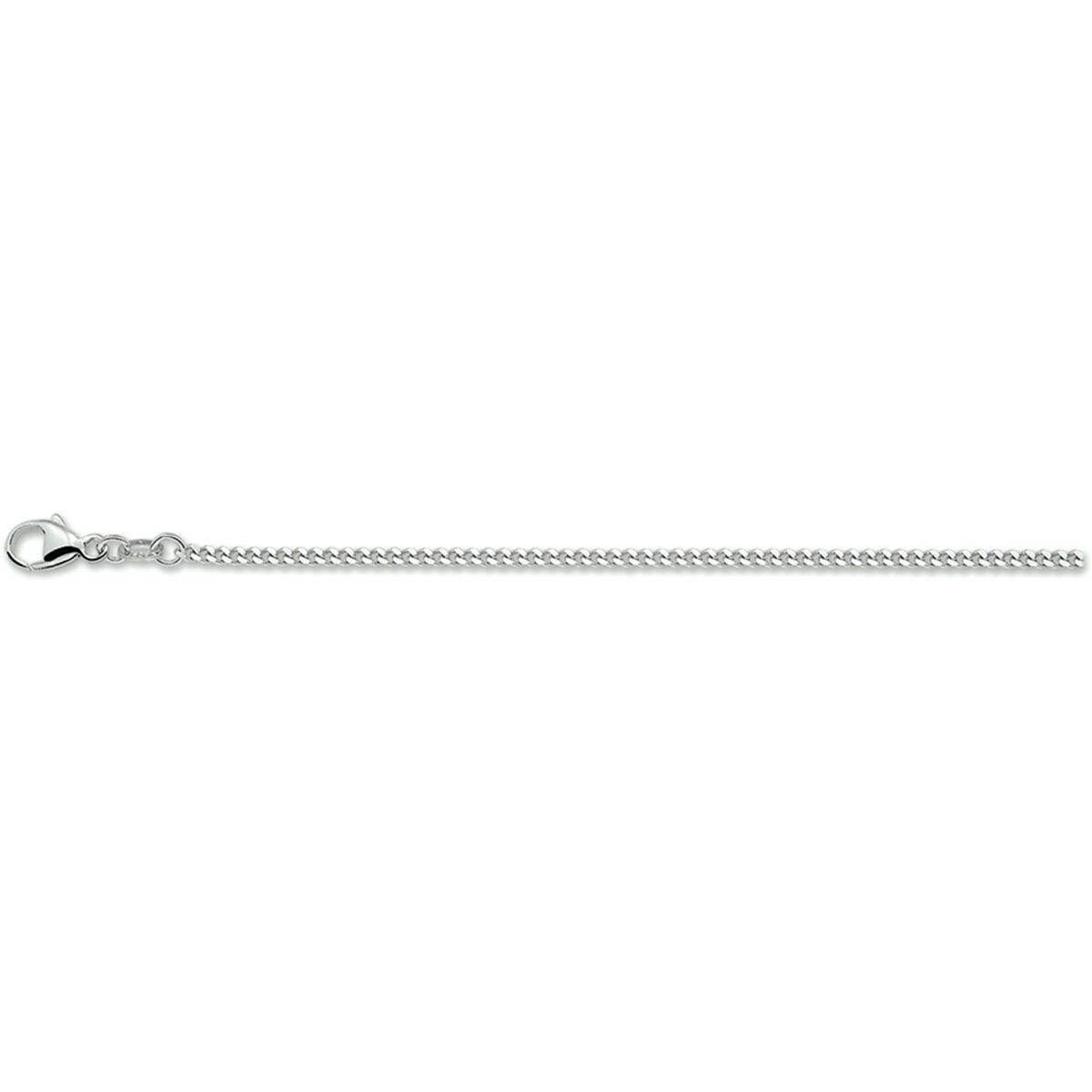 De Zilveren Gourmet Ketting is een elegante halsketting van 50 cm lang en 1,7 mm breed. Deze prachtige ketting past perfect bij elke outfit en is een tijdloos sieraad in elke collectie. Draag het solo voor een subtiele look of combineer met andere kettingen voor een gelaagd effect. Een ideale keuze voor elke gelegenheid!