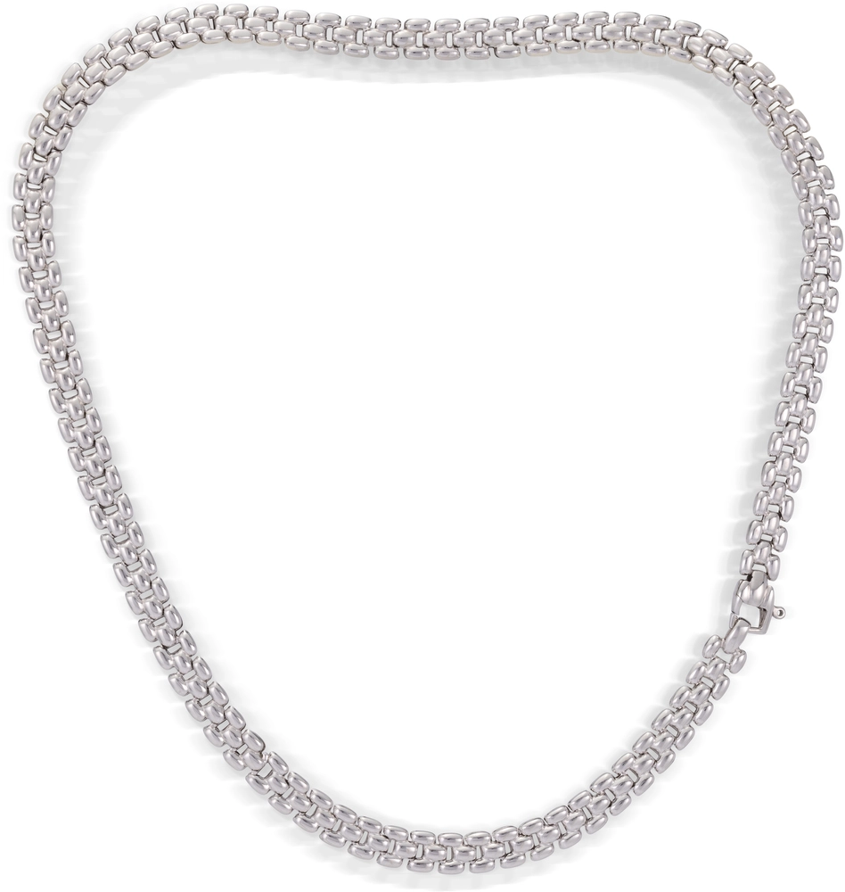Merk	Monzario
Model	ARG 1226C
Lengte	45 cm
Breedte	7 mm
Afwerking	Glanzend
Schakeltype	Panthere
Materiaal	Zilver