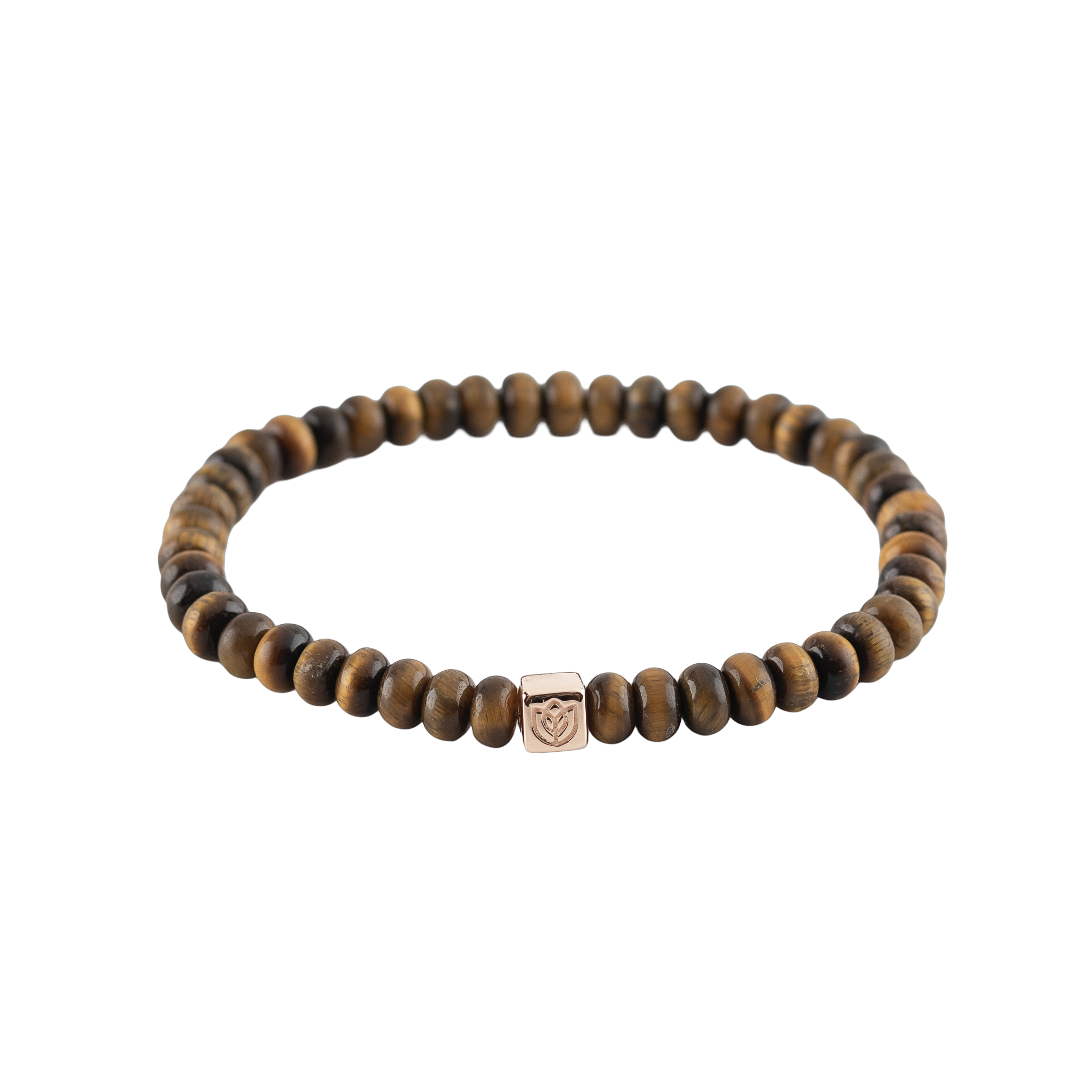 Edelstenen armband (6x4mm kralen) Één 14k rosé gouden cube
Onze herenarmbanden hebben een luxe uitstraling, zijn perfect om solo te dragen, maar je kunt ze uiteraard ook combineren.


