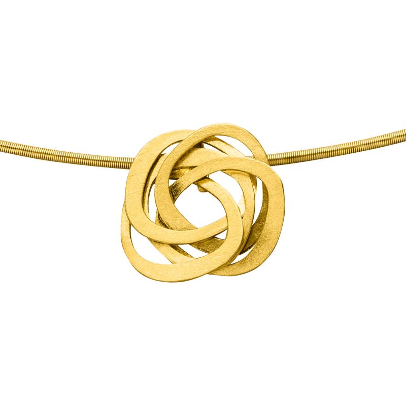 Tezer geelgouden hanger 