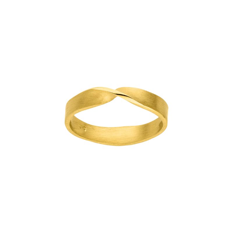 Tezer geelgouden ring