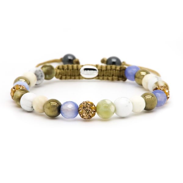 De Karma Armband Spiral Blue Bubble XS Elastic (goud kristal), modelnummer KAR-80019EL, is een elegante armband. Kenmerken zijn onder andere nikkelvrij materiaal voor een huidvriendelijke ervaring. Perfect te dragen als stijlvol accessoire bij casual en formele outfits door zijn elastische ontwerp voor comfortabele pasvorm.