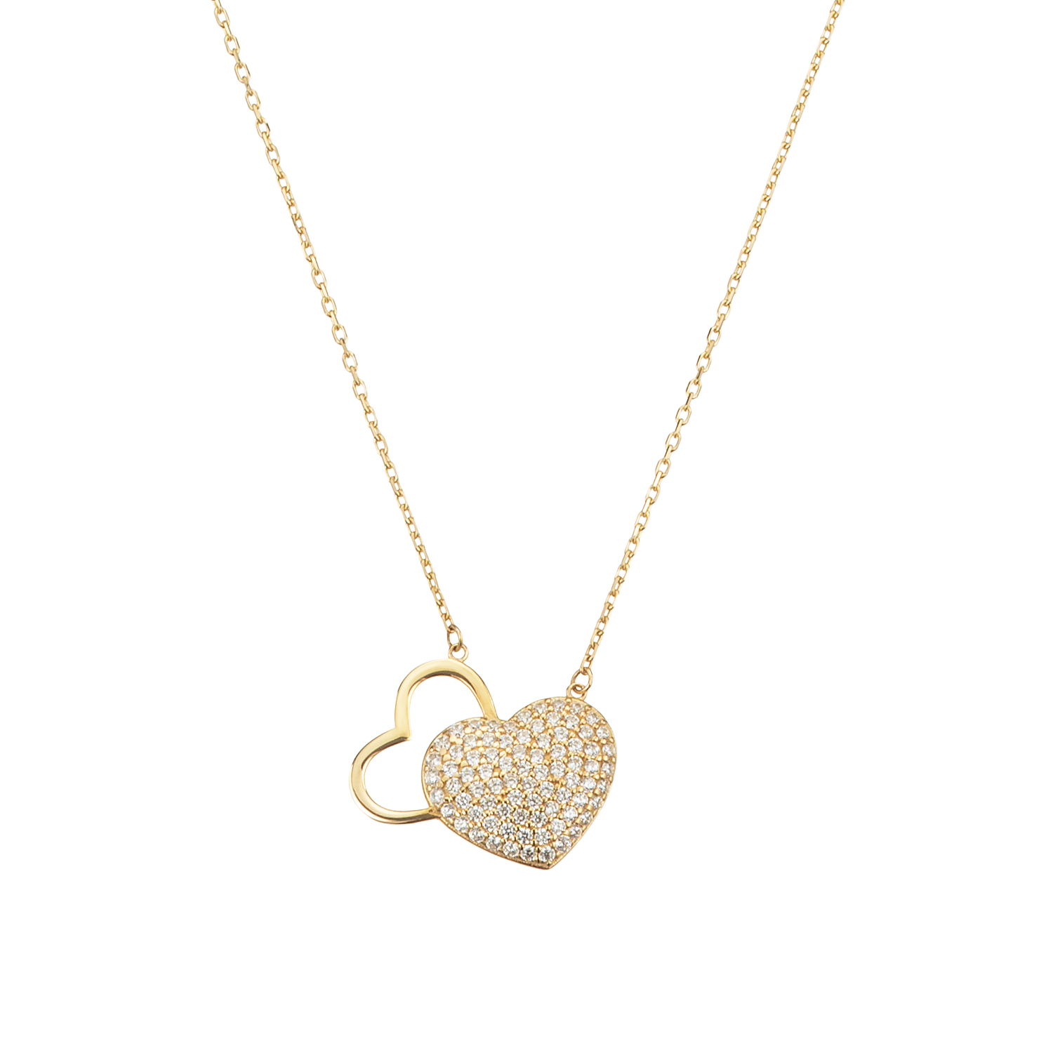 Love is in the air met dit prachtige collier van Glow! Het collier is gemaakt van 14 karaat goud en bestaat uit pav&eacute; gezette zirkonia's. Combineer dit prachtige collier met andere sieraden van Glow voor een complete look.

GLOW
Benadruk jouw stijl met de verfijnde sieraden van GLOW en laat je inspireren door de uitgebreide collectie 14 karaats gouden sieraden van de hoogste Europese kwaliteit. Ontworpen om elke dag te dragen. Naast tijdloze ontwerpen bestaat de collectie ook uit hippe sieraden; zoals minimalistische gouden collieren en grafische oorknopjes. Wil je een beetje extra stralen? Kies dan voor flonkerende zirkonia of ga voor luxe met onze geraffineerde diamanten sieraden.
  
  Specificaties
  - 202.5040.45
  - Collier
  - 14 karaat geelgoud
  - Verstelbare lengte: 42 - 45cm