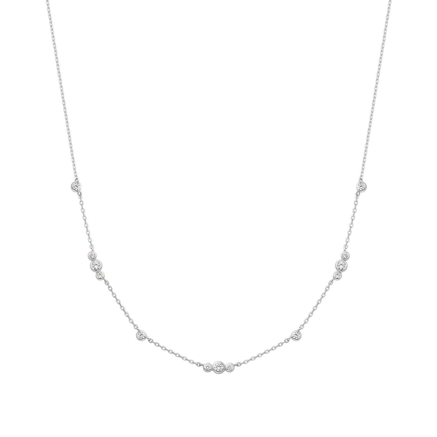 Miss Dainty is ontworpen voor de vrouw die houdt van elegantie met een speelse twist. Deze ketting is verfijnd afgewerkt met meerdere zirkonia’s in een strakke zetting. Het ontwerp straalt subtiele klasse uit. Je kunt de ketting los dragen of combineren met andere kettinkjes voor een opvallende look – perfect voor chique gelegenheden.

HET MERK
Geïnspireerd door de laatste fashion trends is Ania Haie het toonaangevende sieradenmerk voor hoogkwalitatieve maar ook betaalbare zilveren sieraden, zonder op de kwaliteit in te leveren. Iedere collectie is gebaseerd op de laatste catwalktrends, waardoor Ania Haie snel tot hét sieradenmerk voor stijlbewuste consumenten is verkozen. Elk sieraad wordt ontworpen om te combineren met andere sieraden waardoor je je eigen look kunt creëren. Maar ook zijn Ania Haie sieraden opvallend genoeg om op zichzelf te dragen.

SPECIFICATIES
- Ania Haie
- Ketting
- 925 zilver met gold of rhodium plating
- Lengte 43cm
- AH N065-04H