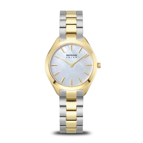 Bi color bering horloge.
Solar.