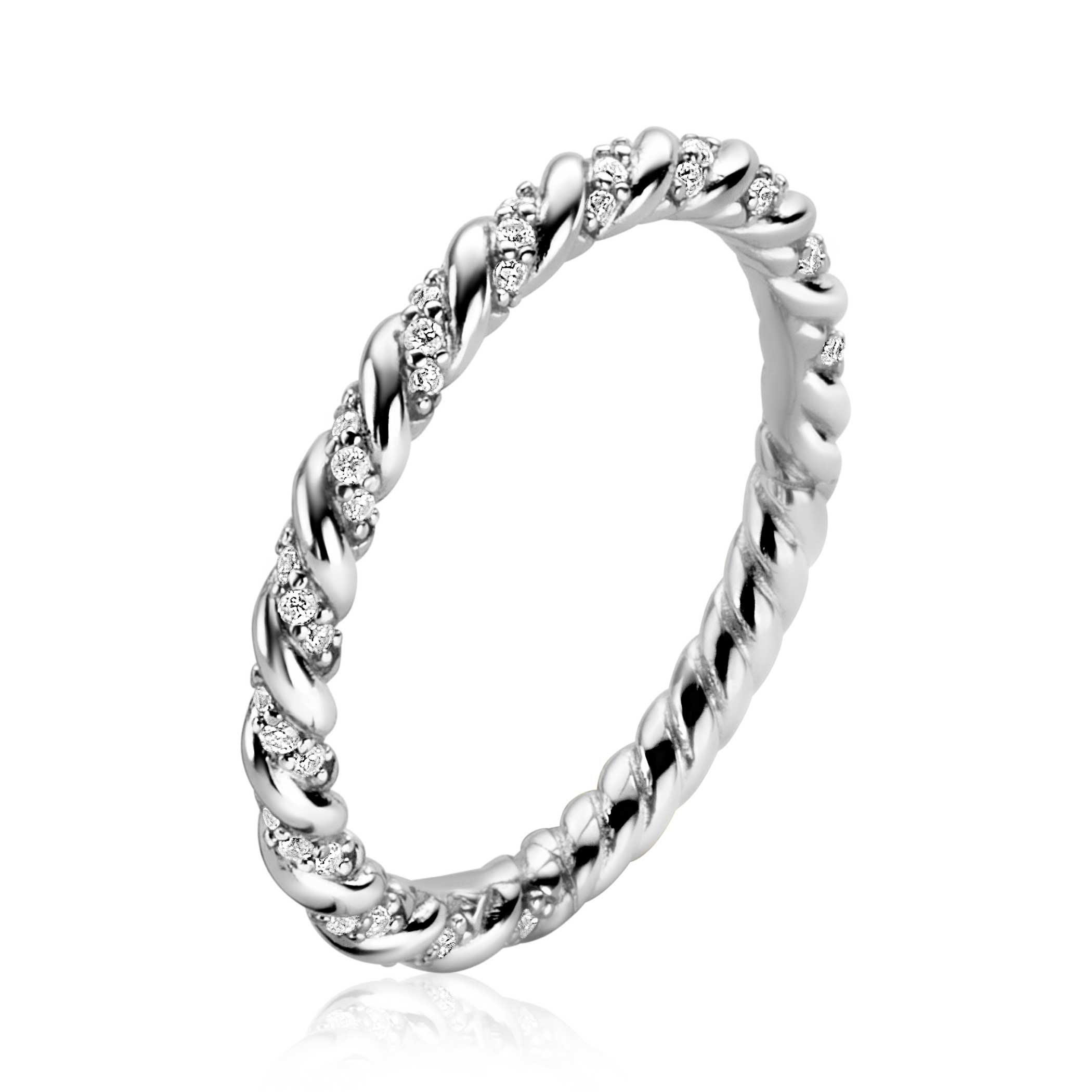 De ZINZI RING ZIR2320-54 is een prachtige zilveren ring met een breedte van 2,3 mm en een witte kleur, ontworpen voor maat 54. Deze ring heeft geen glans, wat zorgt voor een subtiele en elegante uitstraling. Perfect om dagelijks te dragen of als verfijnde touch bij formele gelegenheden. Een tijdloze toevoeging aan elke sieradencollectie.