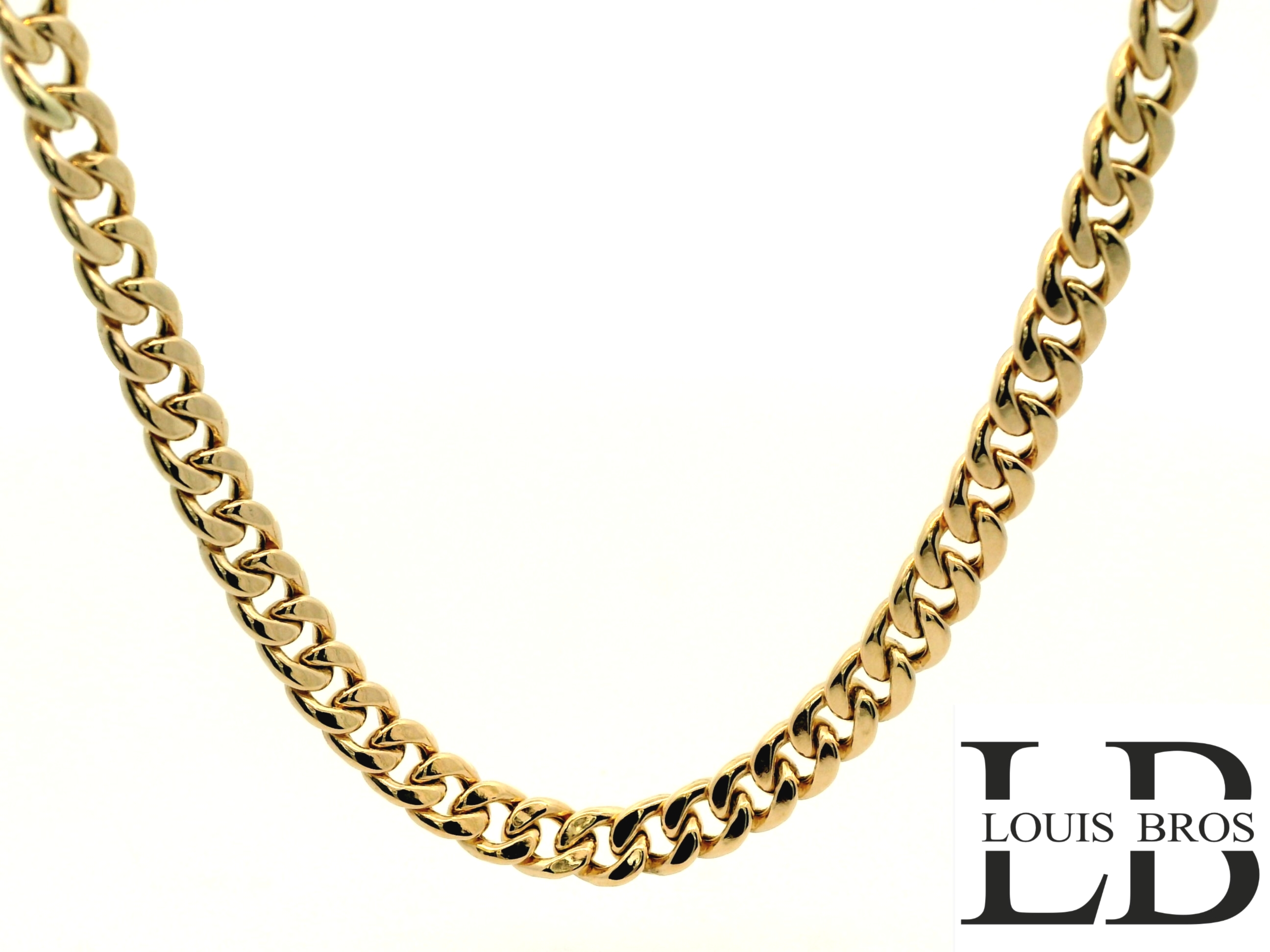 Voeg een tijdloze elegantie toe aan je sieradencollectie met dit schitterende geelgouden gourmet collier. Gemaakt van hoogwaardig 14 karaat goud (11.39 gr), straalt dit collier een luxe en verfijnde uitstraling uit.

De gourmetschakel, bekend om zijn platte, glanzende schakels die naadloos in elkaar overlopen, geeft het collier een klassieke en robuuste look, perfect voor dagelijks gebruik én speciale gelegenheden. Dankzij het veilige karabijnslot blijft het sieraad stevig op zijn plaats.

Kenmerken:

Materiaal: 14 karaat geelgoud (585/1000)

Schakeltype: Gourmet

Afwerking: Glanzend gepolijst

Sluiting: Karabijnslot

Lengte: 60 cm

Breedte: 4 mm

Gewicht: 11.39 gr

Dit collier is zowel stijlvol op zichzelf als prachtig te combineren met een hanger. Een duurzaam en waardevol sieraad dat generaties lang meegaat.