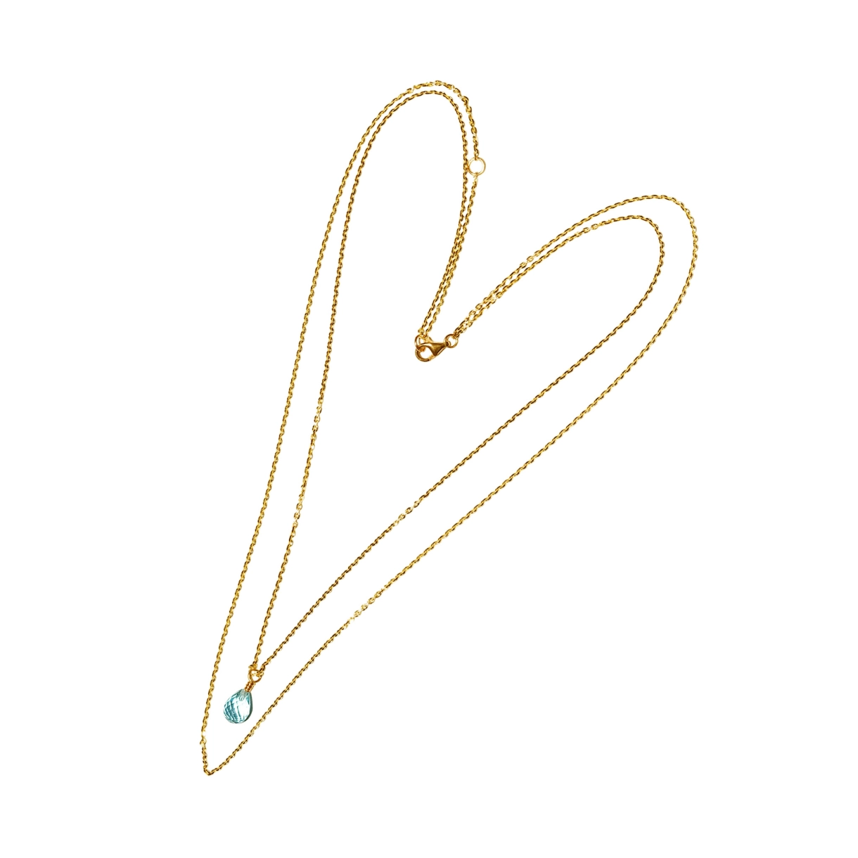 San design | Gouden collier | 5025TO is een elegante ketting van goud met een karabijnsluiting. Het sieraad heeft een lengte van 450 mm en is verrijkt met een prachtige topaassteen. Draag deze verfijnde ketting als een opvallend solo-stuk of combineer het met andere kettingen voor een gelaagde look. Perfect voor elke gelegenheid.