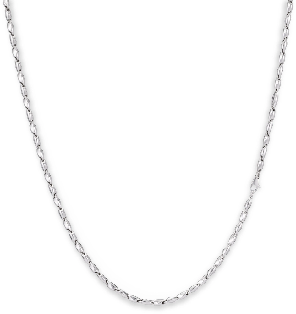 Wit gouden collier fantasie 45cm 3mm 837-c wit 45