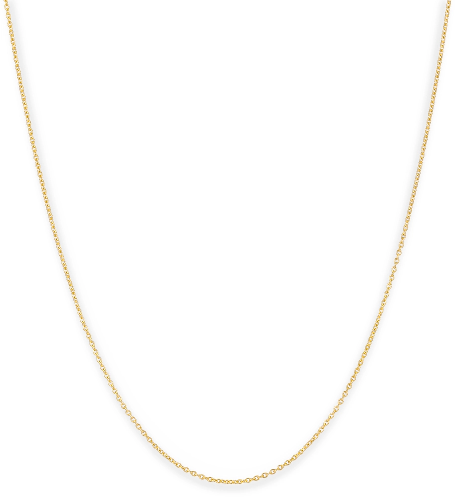 Gouden lengtecollier anker rond 50cm, 1.5mm