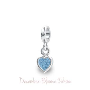 Piccolo Bedel December Blauwe Zirkoon