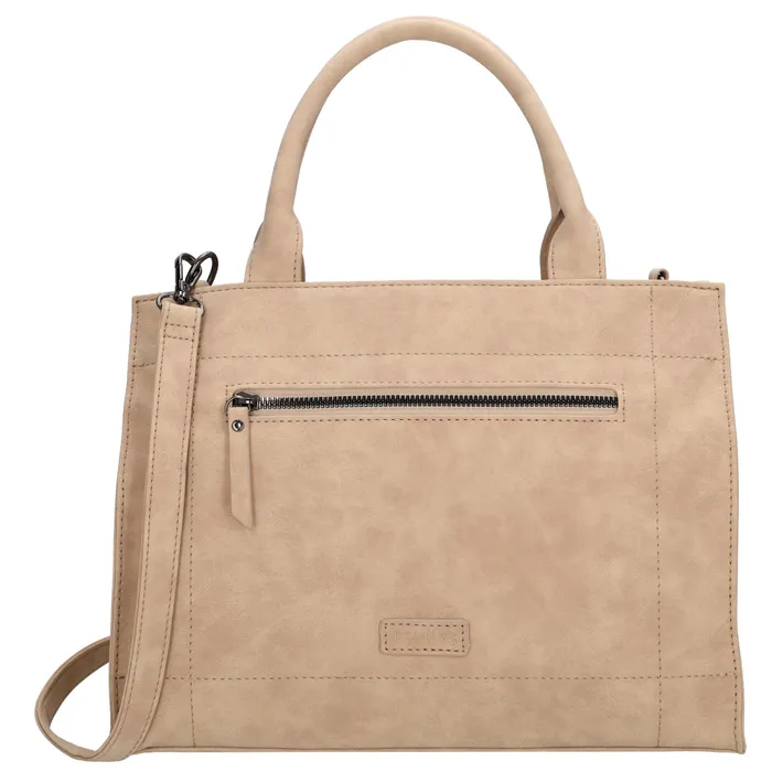 Wat een mooie handtas! Deze tas van Beagles heeft een ruim hoofdvak en meerdere zijvakjes. Door de schouderband kan de tas ook over de schouder gedragen worden. Deze toffe tas maakt echt elke outfit compleet. 