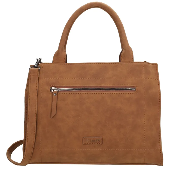 Wat een mooie handtas! Deze tas van Beagles heeft een ruim hoofdvak en meerdere zijvakjes. Door de schouderband kan de tas ook over de schouder gedragen worden. Deze toffe tas maakt echt elke outfit compleet. 