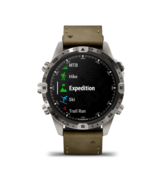 ONTDEKKING EN AVONTUUR NIEUW LEVEN INGEBLAZEN
MARQ Adventurer is de luxe, moderne smartwatch die je stimuleert om steeds verder te gaan. Je kunt dus op het dak van de wereld staan met een buitengewoon instrument waarmee je op verkenning kunt gaan.