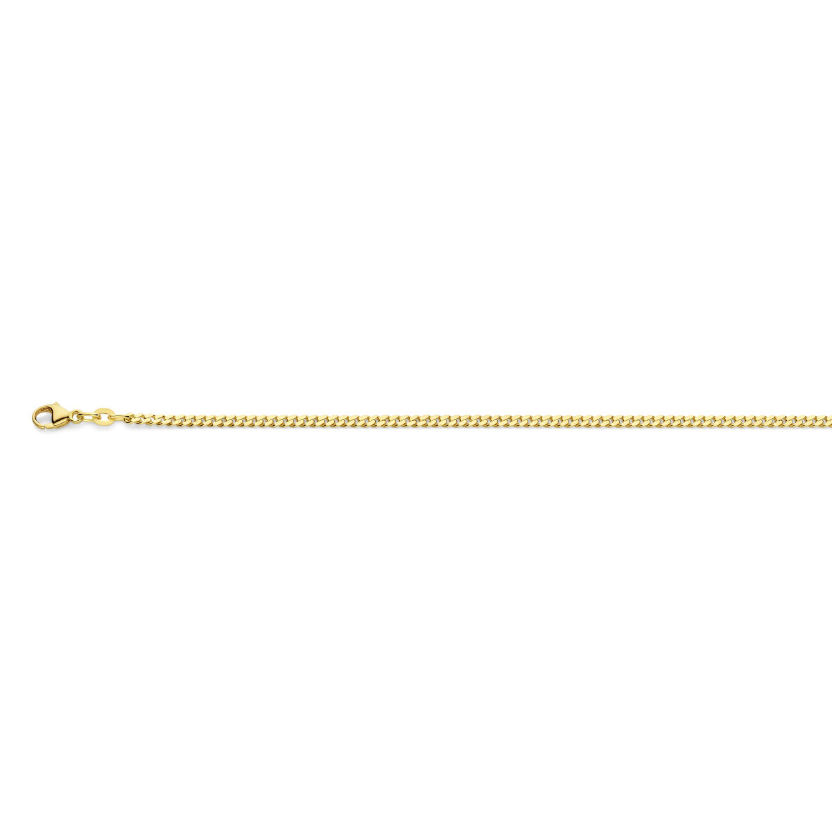 14krt Geelgoud Gourmet Collier 80cm 