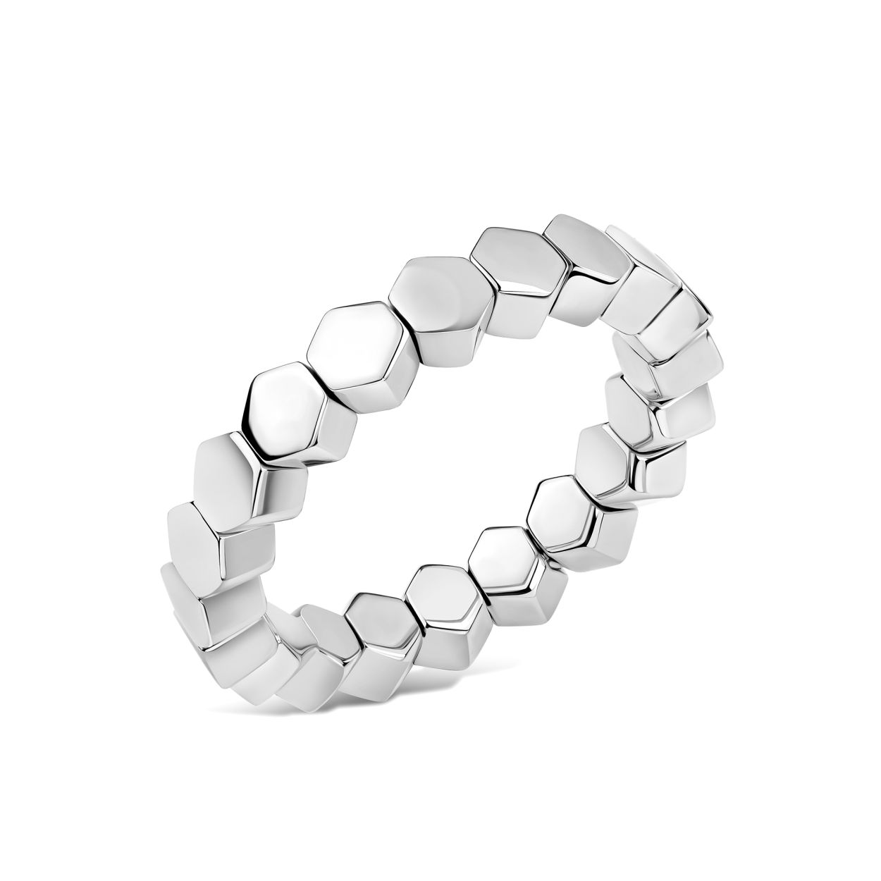Entdecken Sie unseren eleganten dehnbaren 585/- Wei&szlig;gold Ring. Angenehm schmiegt er sich an den Finger. Perfekt f&uuml;r besondere Anl&auml;sse oder als t&auml;glicher Hingucker. Ideal kombiniert mit schlichten Outfits f&uuml;r einen edlen Look.