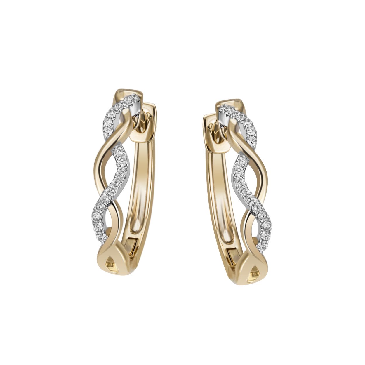 Entdecken Sie die Eleganz der diamantbesetzten 585/- Gelbgold Creolen. Diese exquisiten Ohrringe verleihen jedem Outfit einen Hauch von Raffinesse. Tragen Sie sie zu besonderen Anlässen oder um Alltagslooks aufzuwerten. Ideal in Kombination mit hochgestecktem Haar oder einem schlichten Kleid, um die funkelnden Diamanten hervorzuheben.