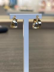 14k geel en witgouden oorringen van Joy & Julia