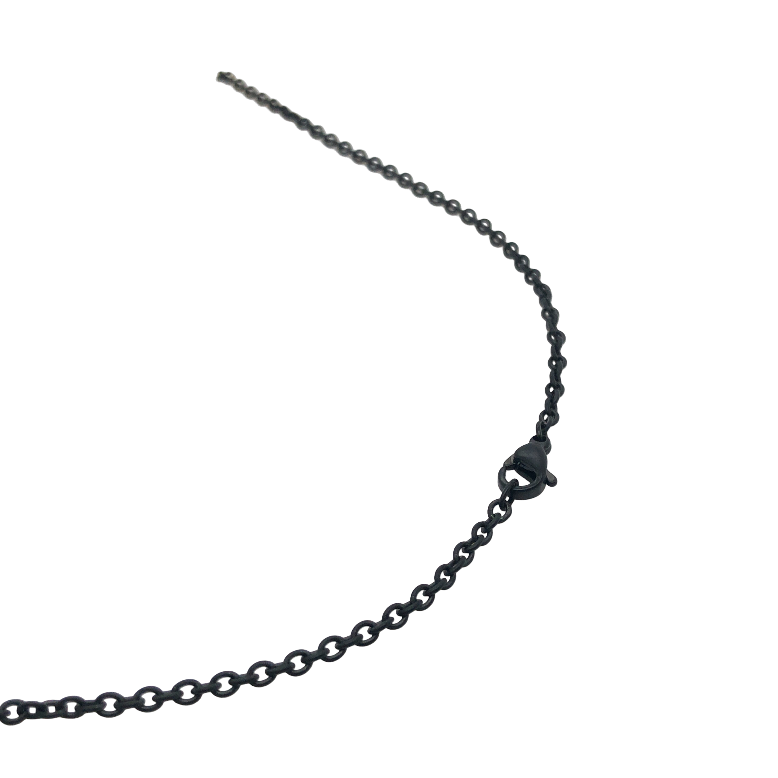 Ankerkette in Stahl schwarz, D 0,6mm, Lä 70cm