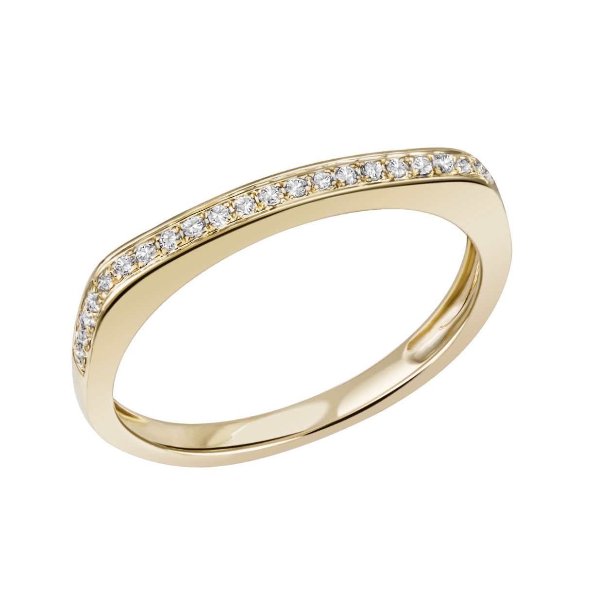 entdecken Sie den eleganten  585/- Brillant Gelbgoldring. Tragen Sie ihn, um Ihrem Outfit einen Hauch von Luxus zu verleihen. Ideal f&uuml;r besondere Anl&auml;sse oder als t&auml;gliches Schmuckst&uuml;ck, um Ihren pers&ouml;nlichen Stil zu betonen. Kombinieren Sie ihn mit dem gleichen Ring in Wei&szlig;gold f&uuml;r einen harmonischen Look.