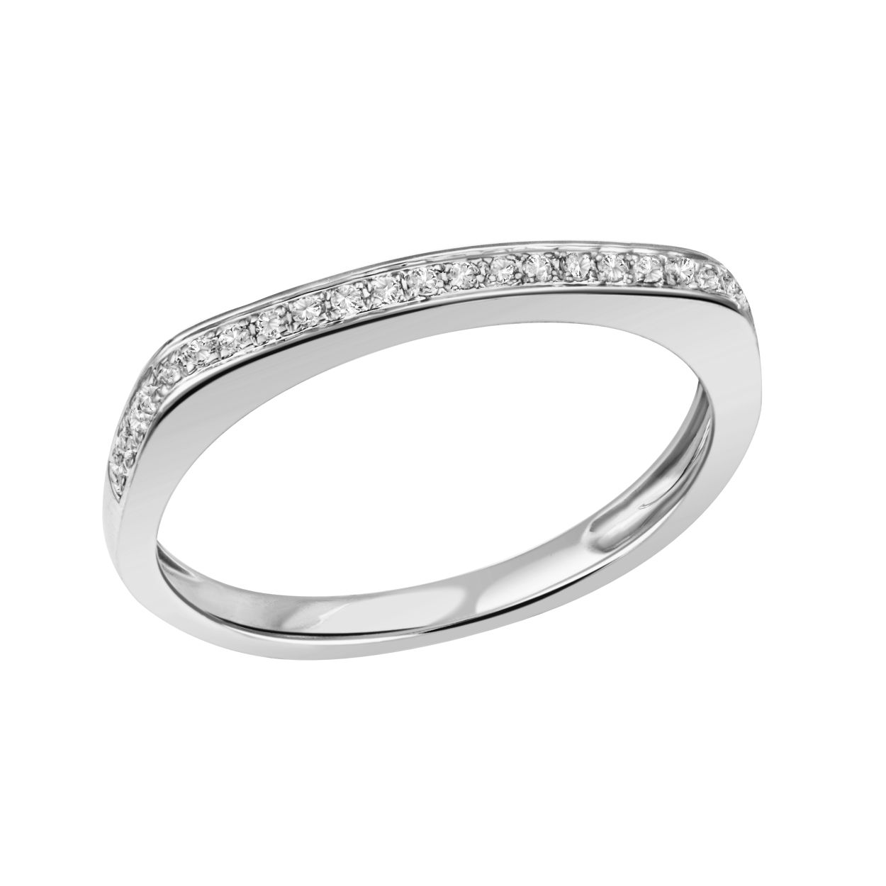 Entdecken Sie unser exklusives Schmuckst&uuml;ck. Dieser elegante 585/- Wei&szlig;gold Ring ist mit 25 atemberaubenden Brillanten verziert. Perfekt f&uuml;r besondere Anl&auml;sse, verleihen Sie Ihrem Outfit einen Hauch von Luxus. Tragen Sie ihn als Statement-St&uuml;ck am Ringfinger, um seinen Glanz optimal zur Geltung zu bringen.