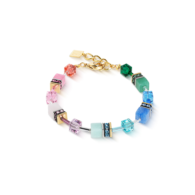 Coeur de Lion armband, Multicolor Rainbow