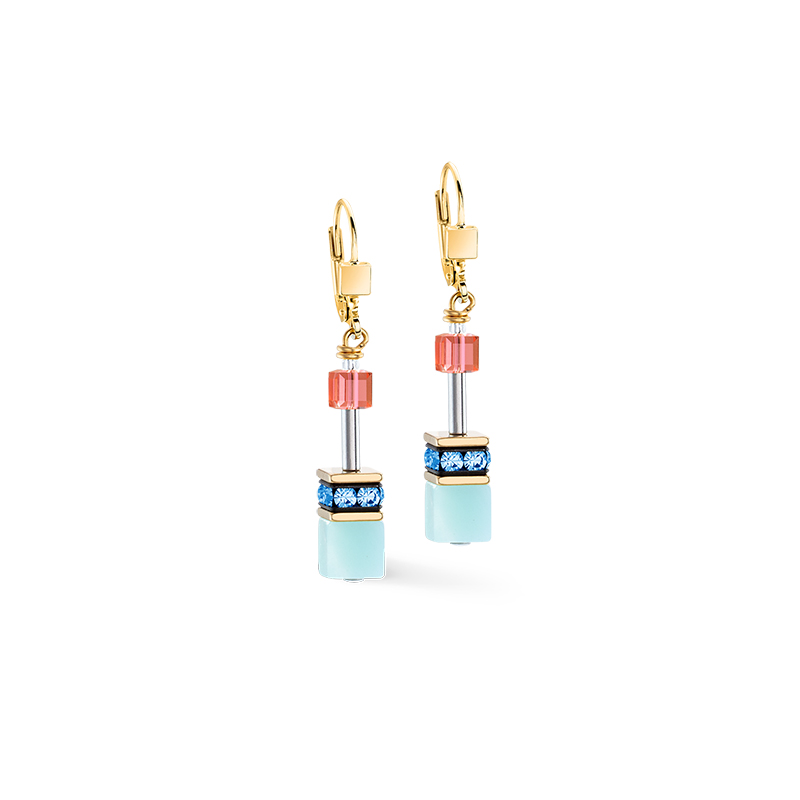 Coeur de Lion oorhangers, Multicolour Rainbow