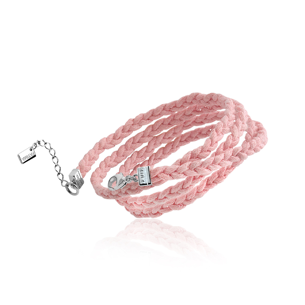 Zinzi by Fatima wikkelarmband roze 75cm ZBF11R