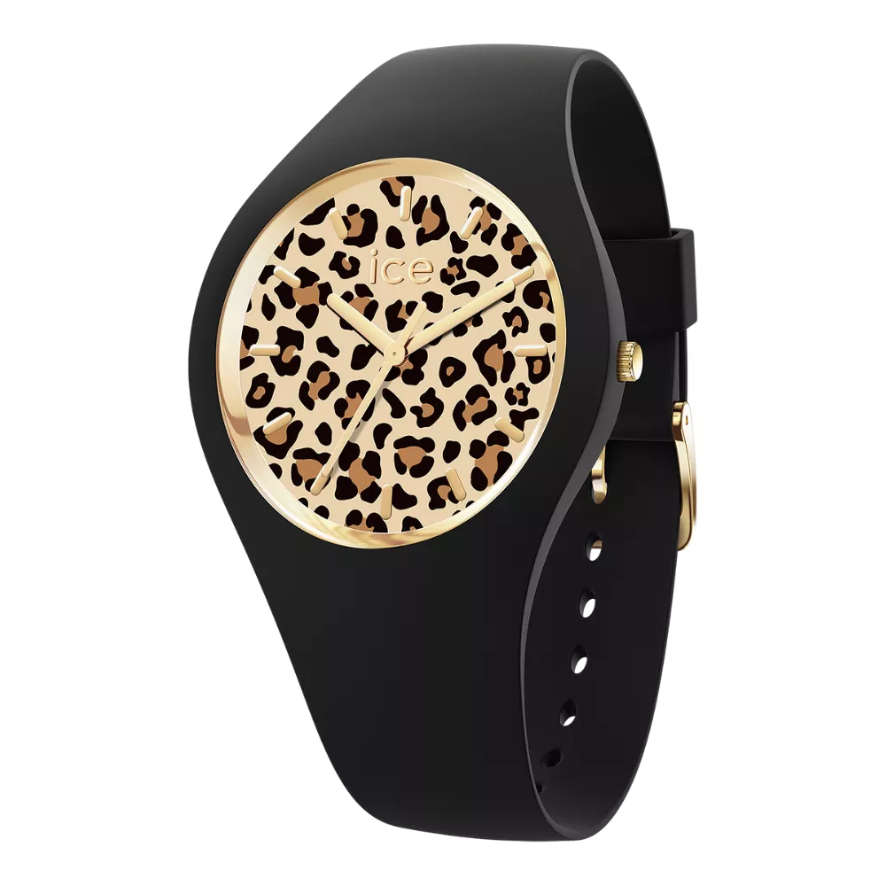 Laat je verleiden door de felle en frisse horloges van Ice Watch. Het Belgische merk creëert sinds 2006 kwalitatieve en betaalbare horloges voor groot en klein. Ben je op zoek naar een kleurrijk model? Of heb je liever iets sportief? Iets speels? Ice Watch heeft het allemaal. Ga voor dit Ice Watch horloge 021728 uit de ICE Leopard collectie. Het uurwerk is analoog afleesbaar en heeft een kwartsgangwerk waarop een fabrieksgarantie van twee jaar geldt. Het is waterdicht tot op 100 meter. Zet je geliefde of natuurlijk gewoon jezelf in de bloemetjes en shop snel jouw favoriete Ice Watch online bij Jan Maes. Wij leveren dit op-en-top Belgisch uurwerk veilig en met veel zorg bij je thuis in de originele Ice Watch horloge box. Er wordt twee jaar fabrieksgarantie meegeleverd.
