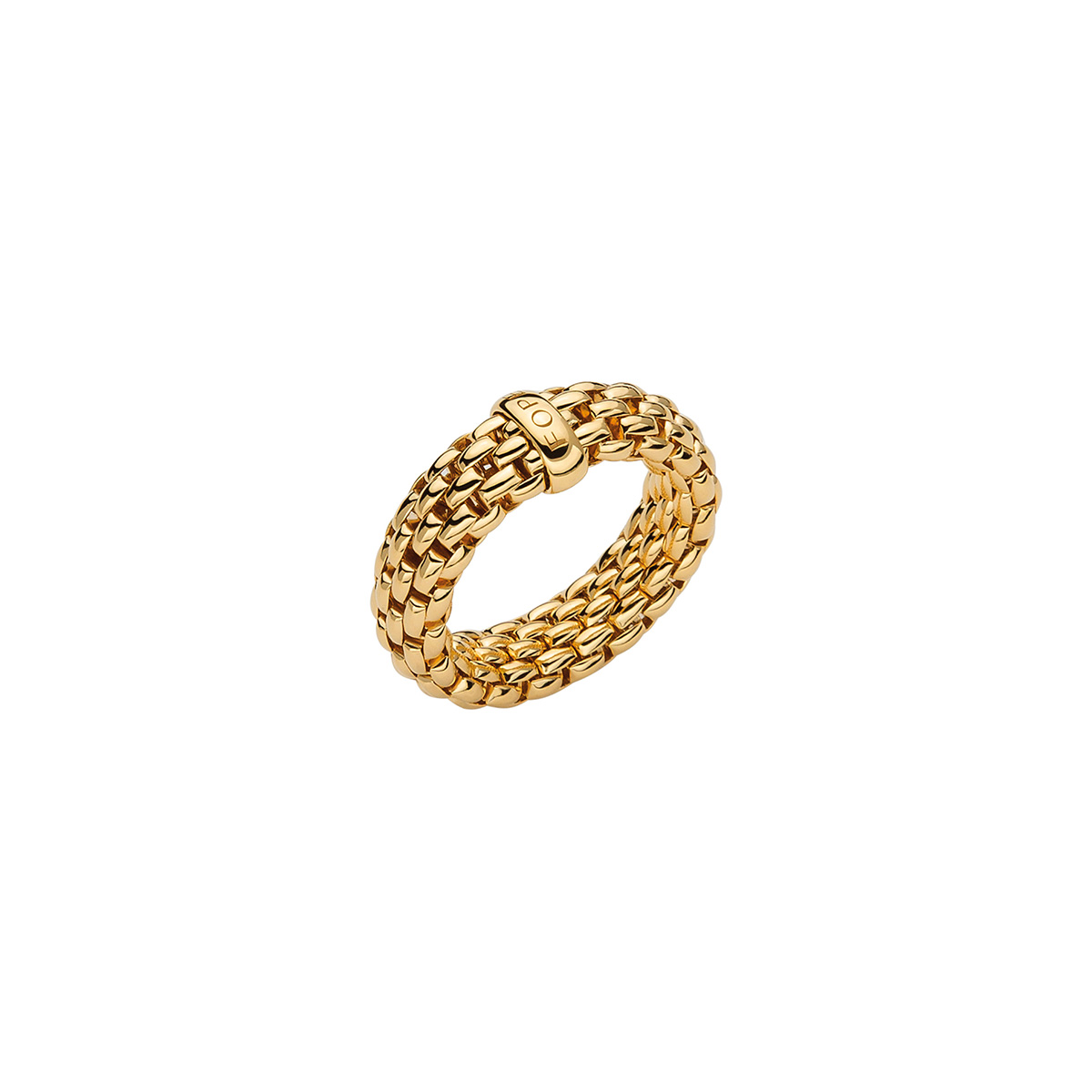 De Fope Essentials Flex'it ring in geelgoud, modelnummer 55902AX_XX_G_XGX_00L, is een elegante 18-karaats geelgouden ring. Draag hem solo als subtiele blikvanger of combineer meerdere ringen voor een speels effect. Perfect voor elke gelegenheid, van dagelijks gebruik tot speciale evenementen, biedt deze ring stijl en verfijning.