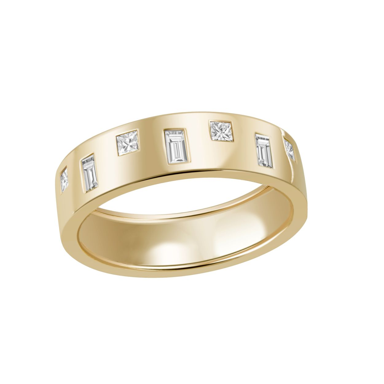 Perfekt f&uuml;r besondere Anl&auml;sse, verleiht dieser 585/- Gelbgold - Brillant Ring jedem Outfit einen Hauch von Eleganz. 7 verschieden go&szlig;e Diamanten verteilen sich auf dem halben Ring. Am besten tragen Sie ihn am Ringfinger, um seine Sch&ouml;nheit optimal zur Geltung zu bringen. Ideal als Geschenk oder Jubil&auml;en, zieht er bewundernde Blicke auf sich und unterstreicht Ihren pers&ouml;nlichen Stil.
