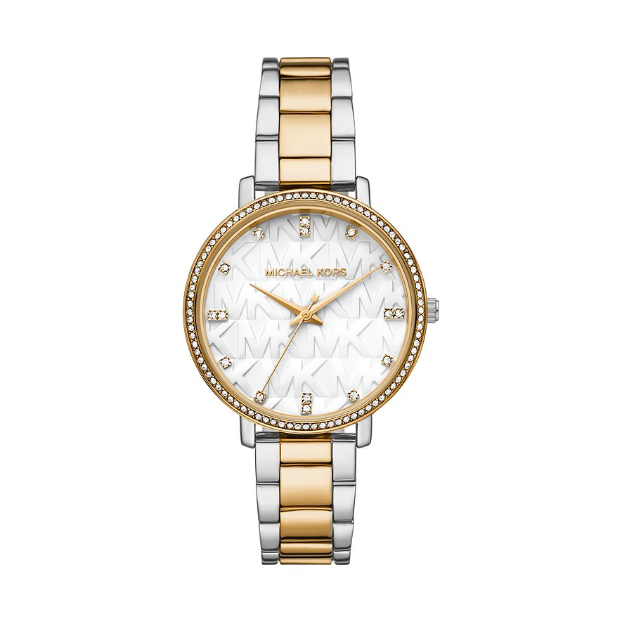 Michael Kors quartz dames pols holroge uit de Pyper collectie. 3 ATM waterdicht.
